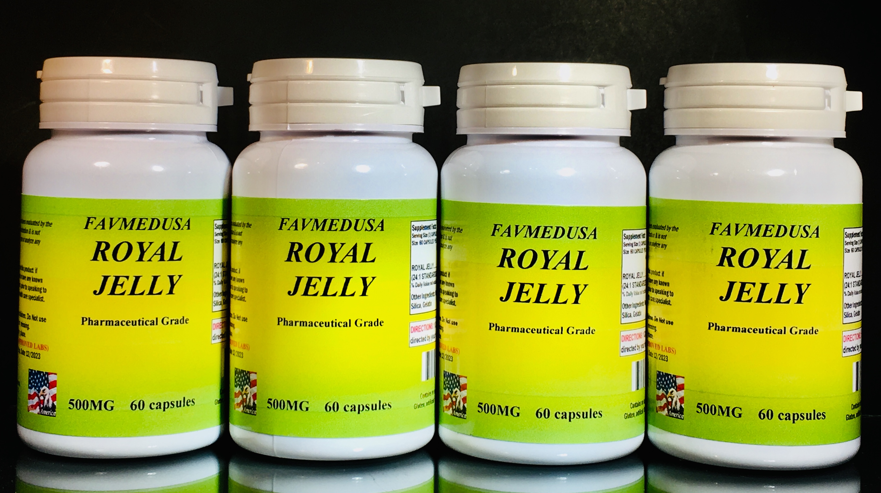 Royal Jelly 500mg - 240 (4x60) Capsules